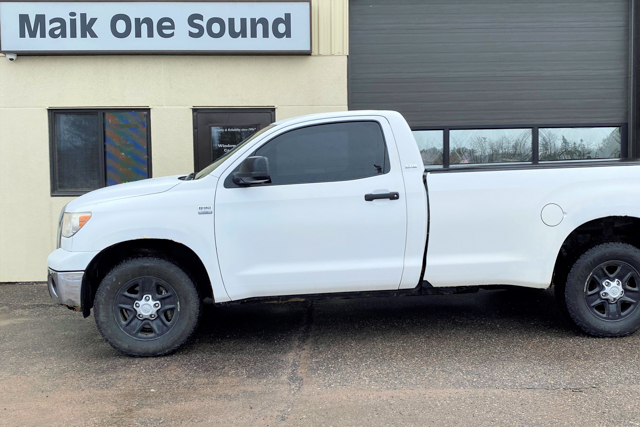 Toyota 2009 Tundra with professional window tint in North Bay